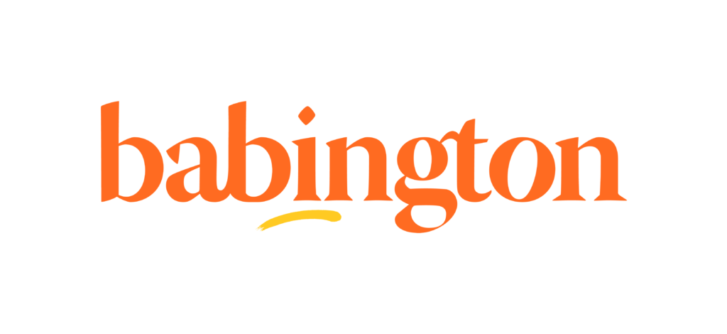 orange logo for babington
