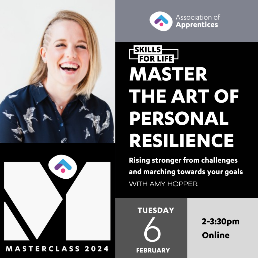 Master the art of personal resilience cover image featuring woman smiling