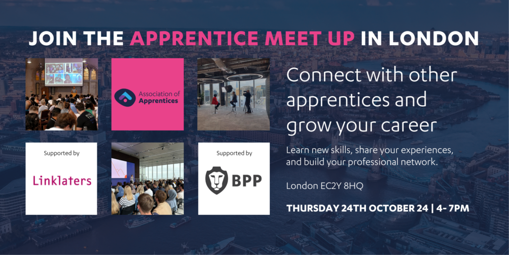 The Apprentice Meet Up London 24th October at Linklaters