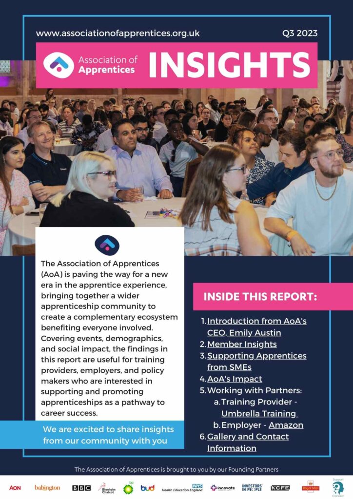Front page of Q3 2023 Insights Report